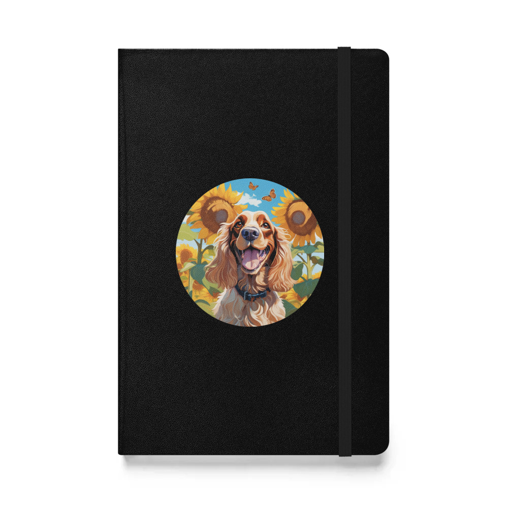 PugMug Custom English Cocker Spaniel Hardcover Bound Notebook