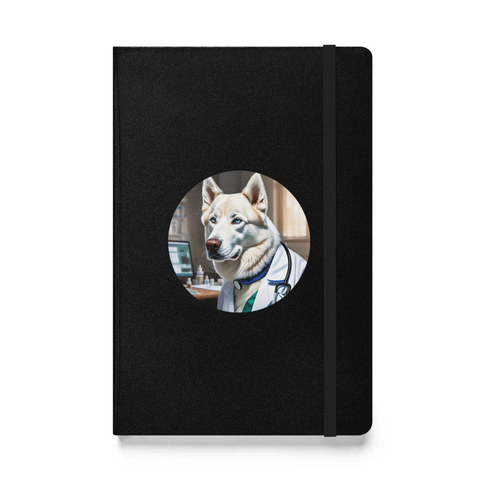 PugMug Custom Siberian Husky Hardcover Bound Notebook