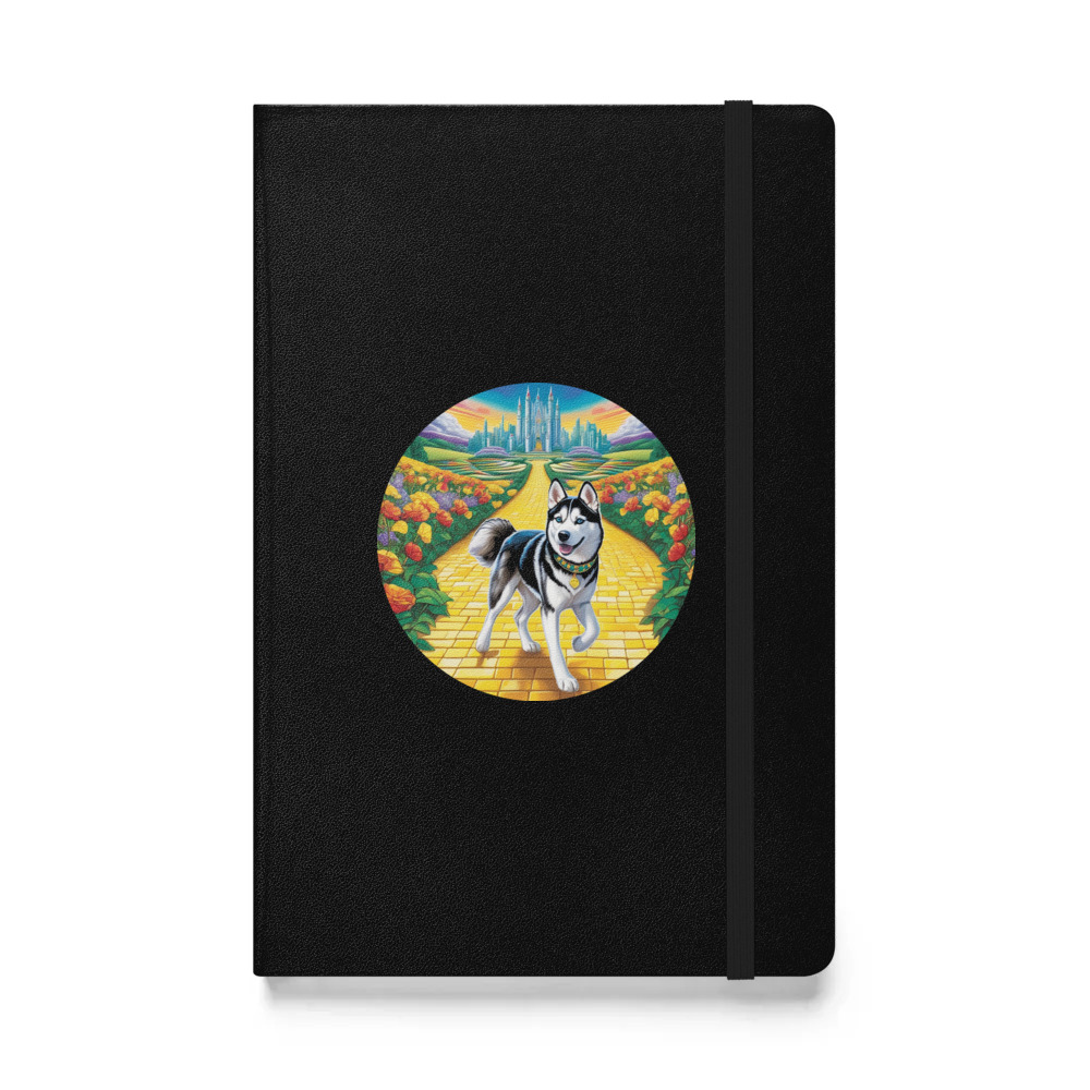 PugMug Custom Siberian Husky Hardcover Bound Notebook