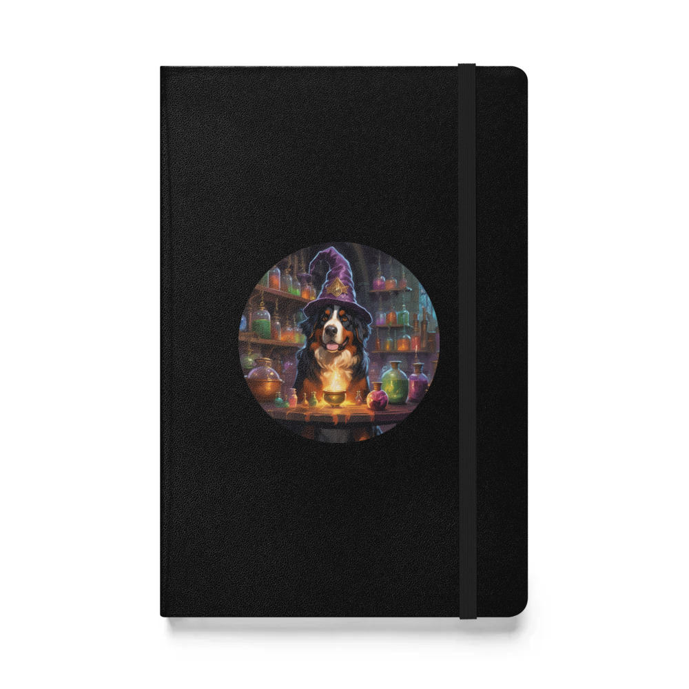 PugMug Custom Bernese Mountain Dog Hardcover Bound Notebook