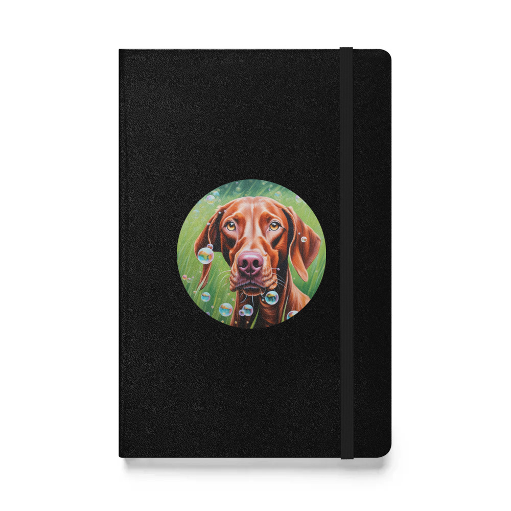 PugMug Custom Vizsla Hardcover Bound Notebook