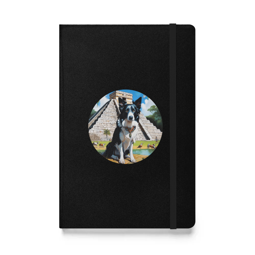 PugMug Custom Border Collie Hardcover Bound Notebook