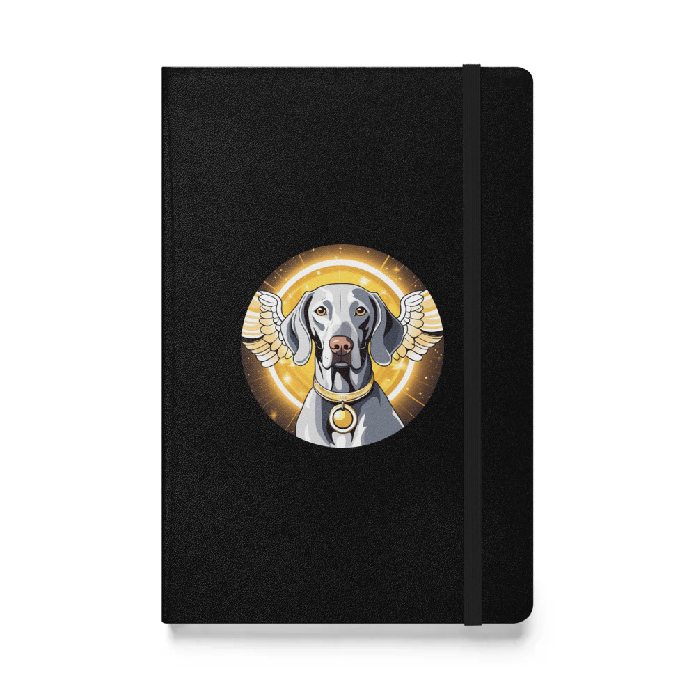 PugMug Custom Weimaraner Hardcover Bound Notebook