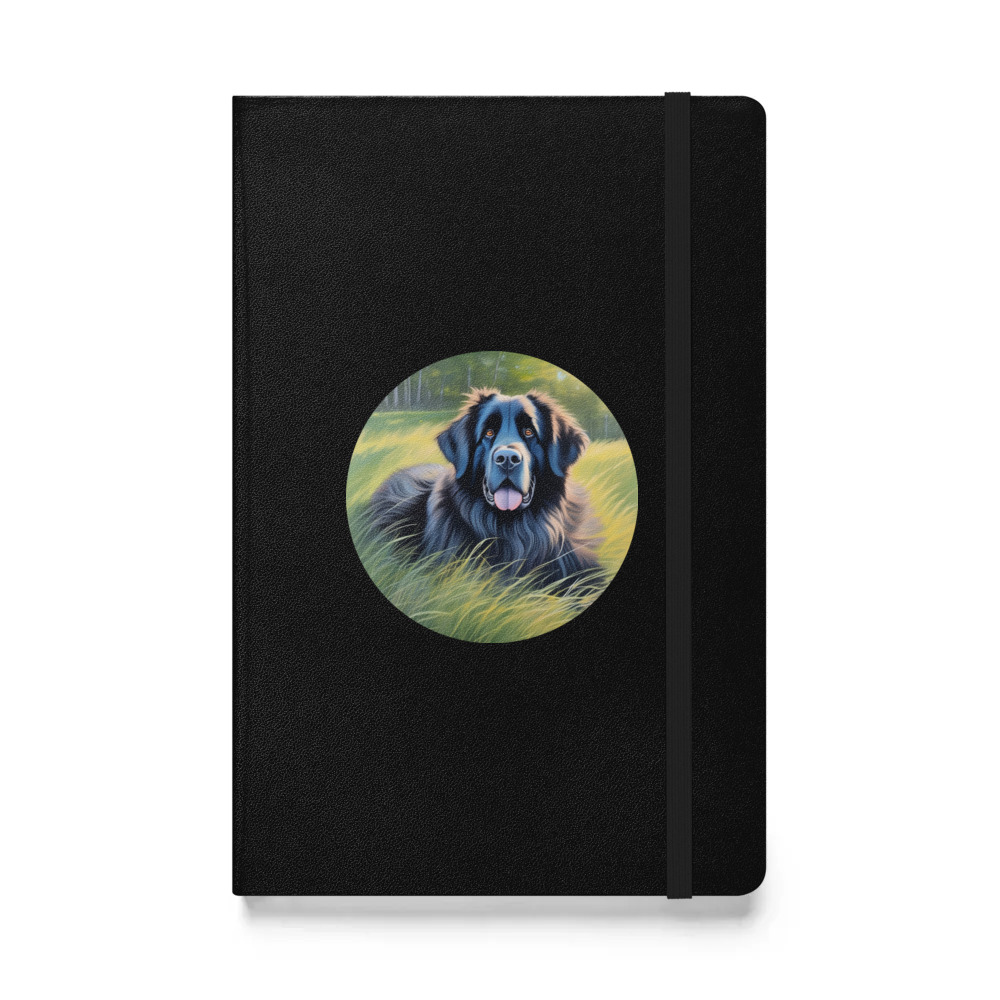 PugMug Custom Newfoundland Hardcover Bound Notebook