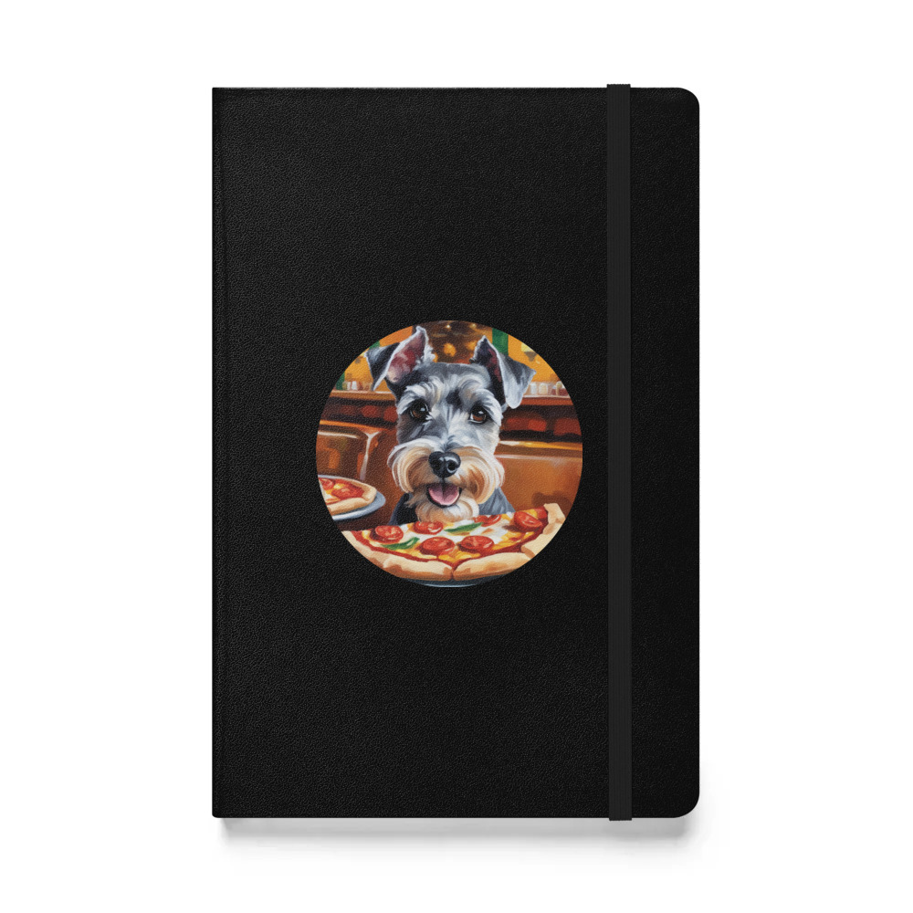 PugMug Custom Miniature Schnauzer Hardcover Bound Notebook