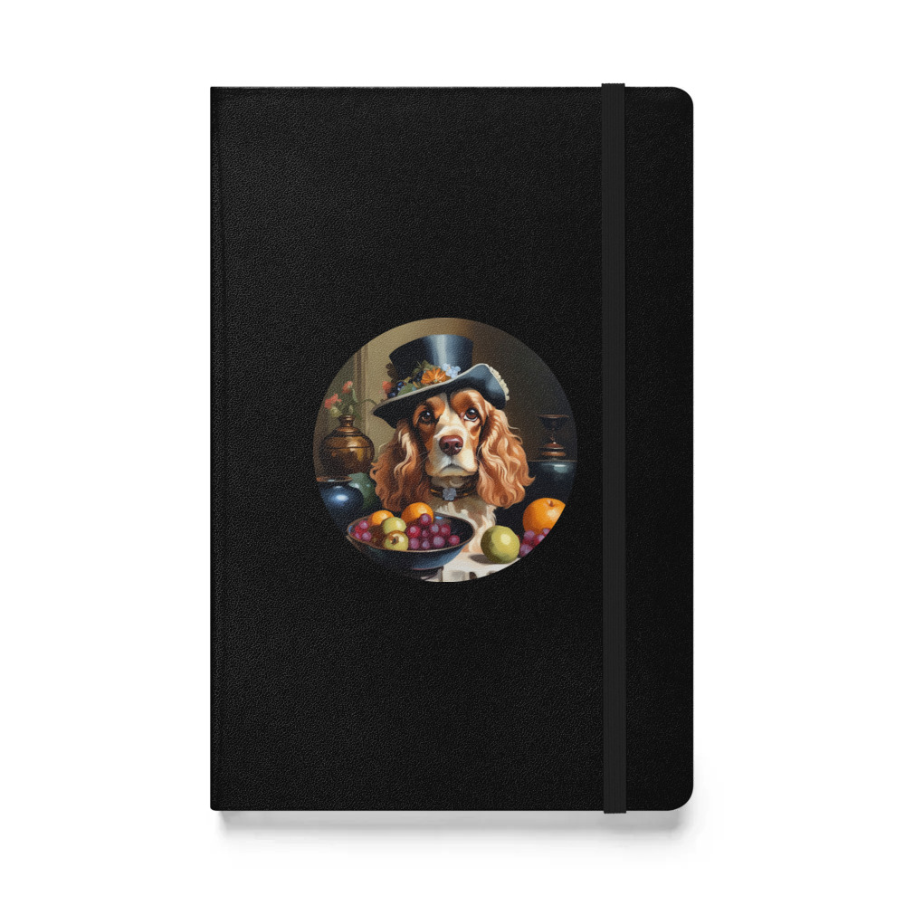 PugMug Custom Cocker Spaniel Hardcover Bound Notebook