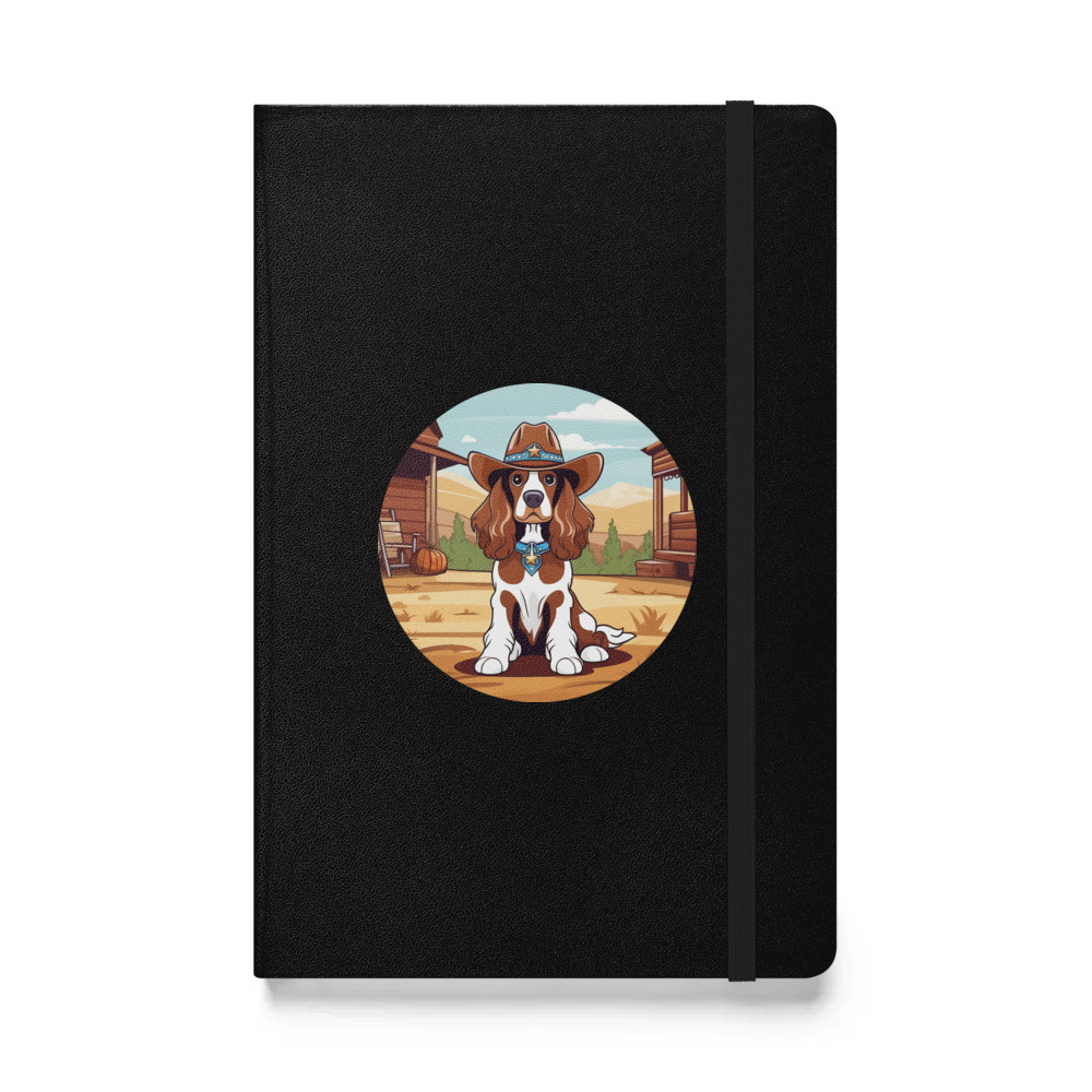 PugMug Custom Cocker Spaniel Hardcover Bound Notebook