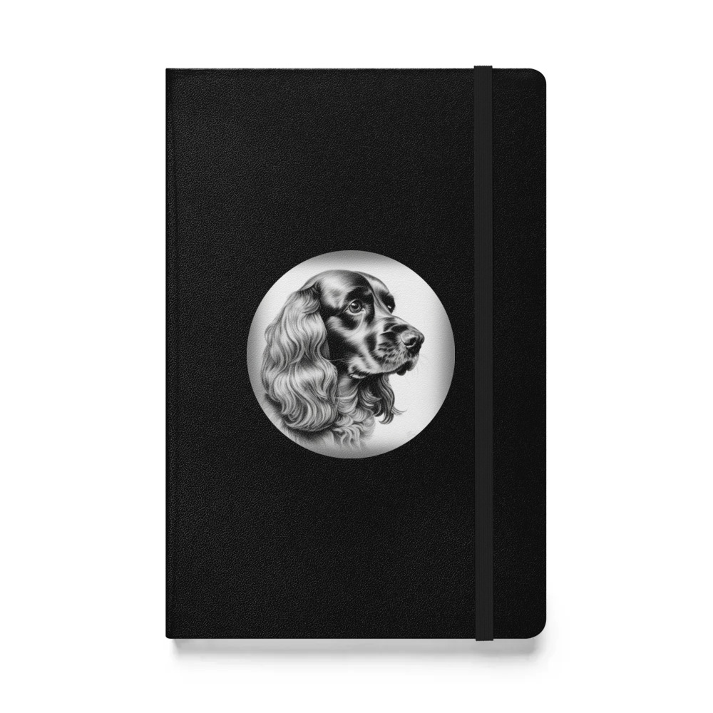 PugMug Custom Cocker Spaniel Hardcover Bound Notebook