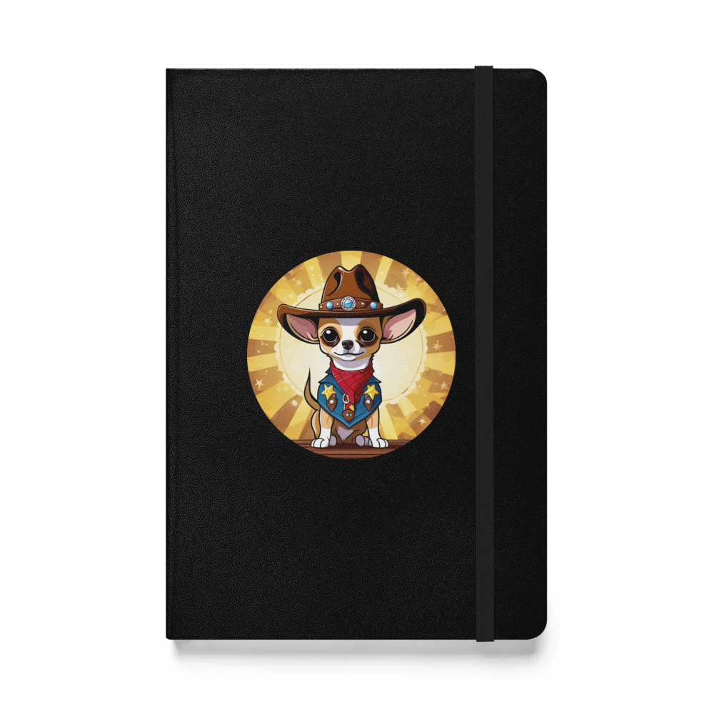 PugMug Custom Chihuahua Hardcover Bound Notebook