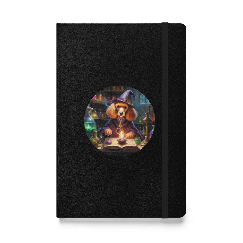 PugMug Custom Tan Poodle Hardcover Bound Notebook