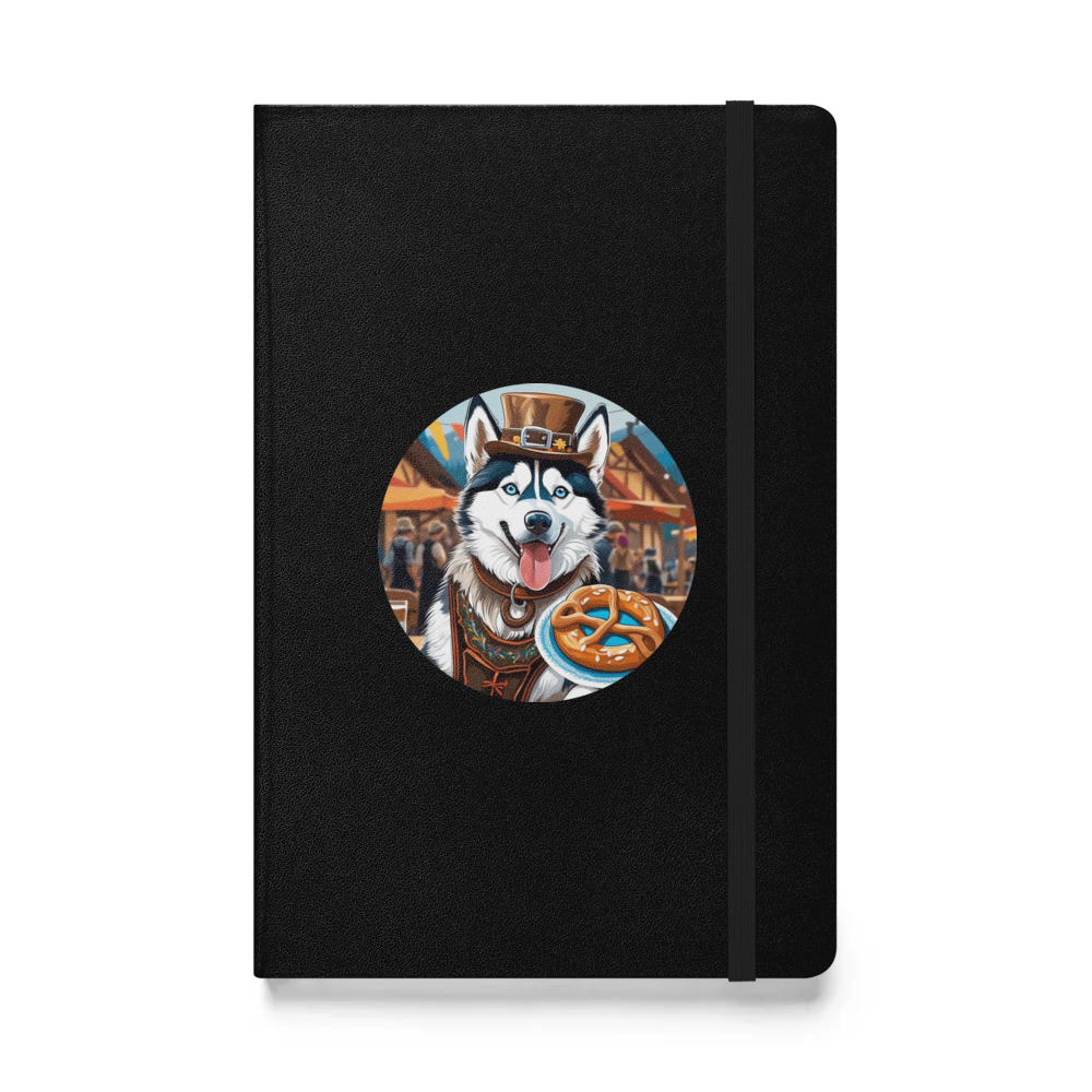 PugMug Custom Siberian Husky Hardcover Bound Notebook