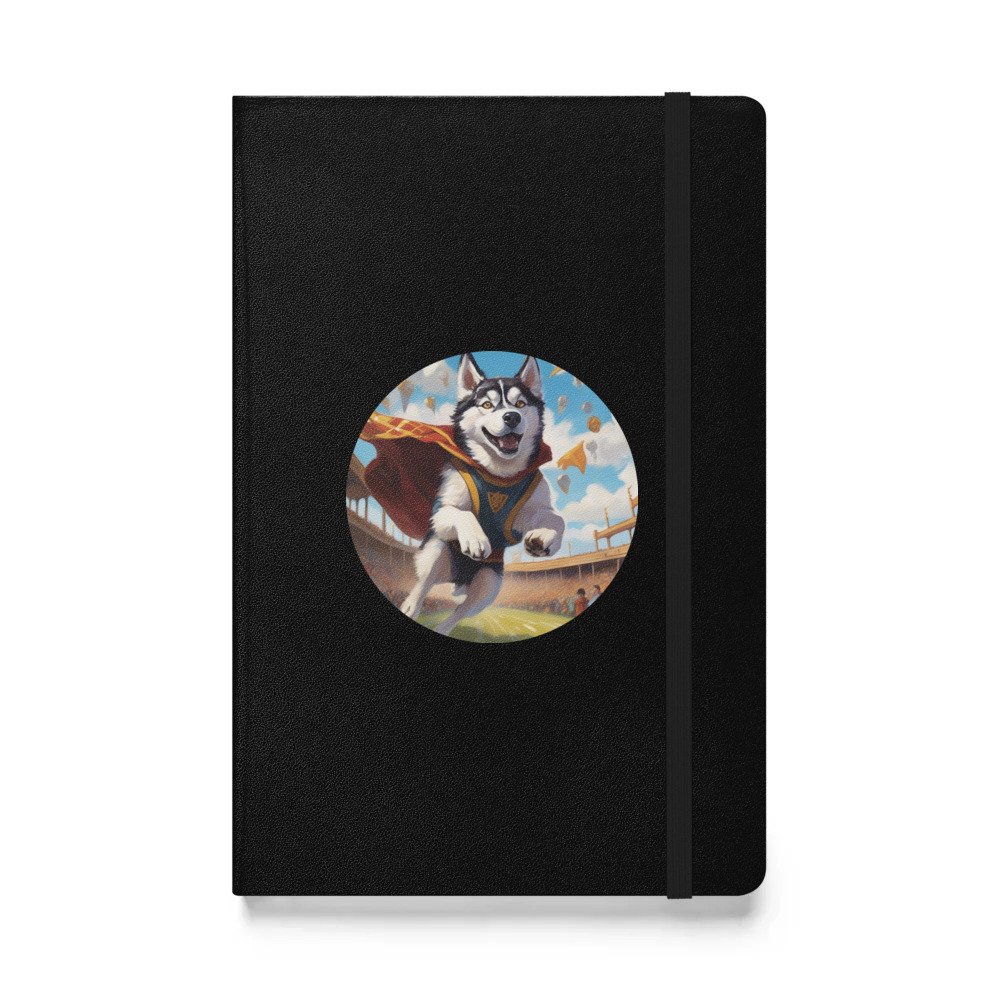 PugMug Custom Siberian Husky Hardcover Bound Notebook