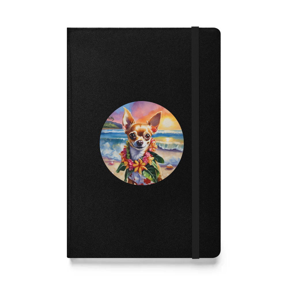 PugMug Custom Chihuahua Hardcover Bound Notebook