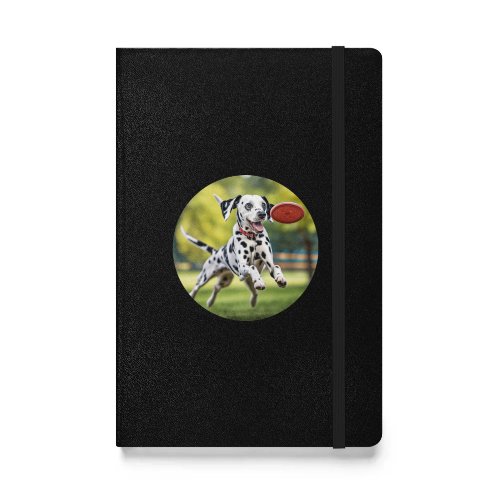PugMug Custom Dalmatian Hardcover Bound Notebook
