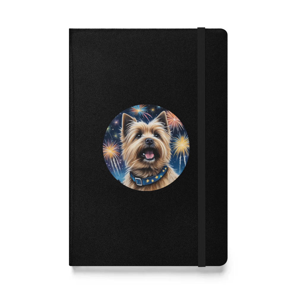 PugMug Custom Cairn Terrier Hardcover Bound Notebook
