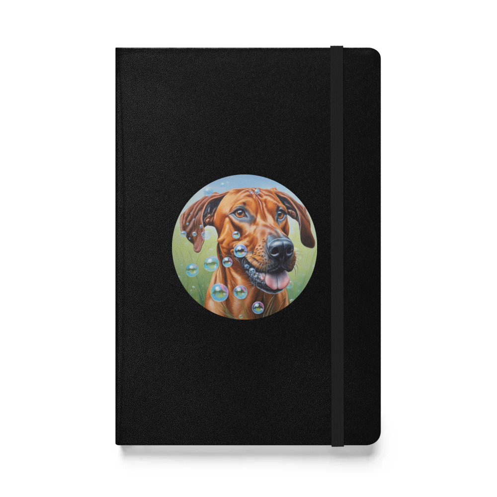 PugMug Custom Rhodesian Ridgeback Hardcover Bound Notebook