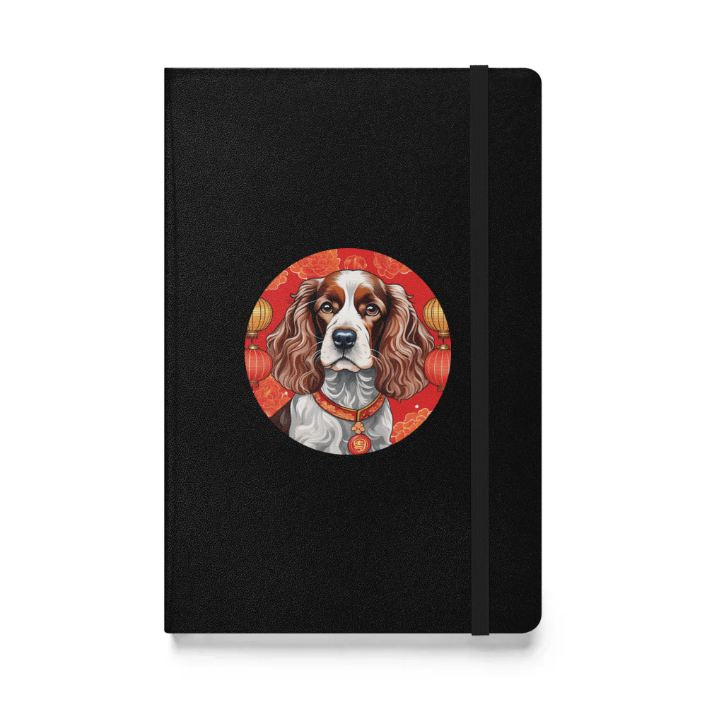 PugMug Custom Cocker Spaniel Hardcover Bound Notebook