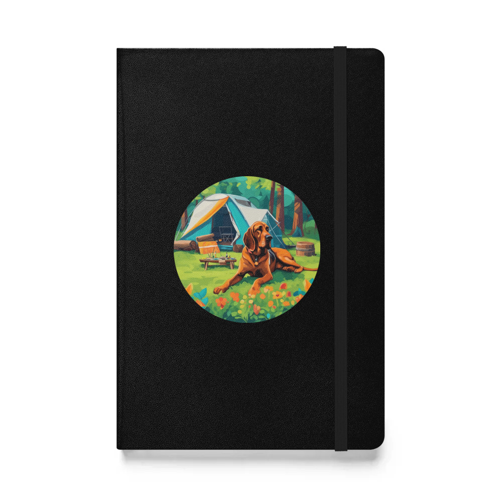 PugMug Custom Bloodhound Hardcover Bound Notebook