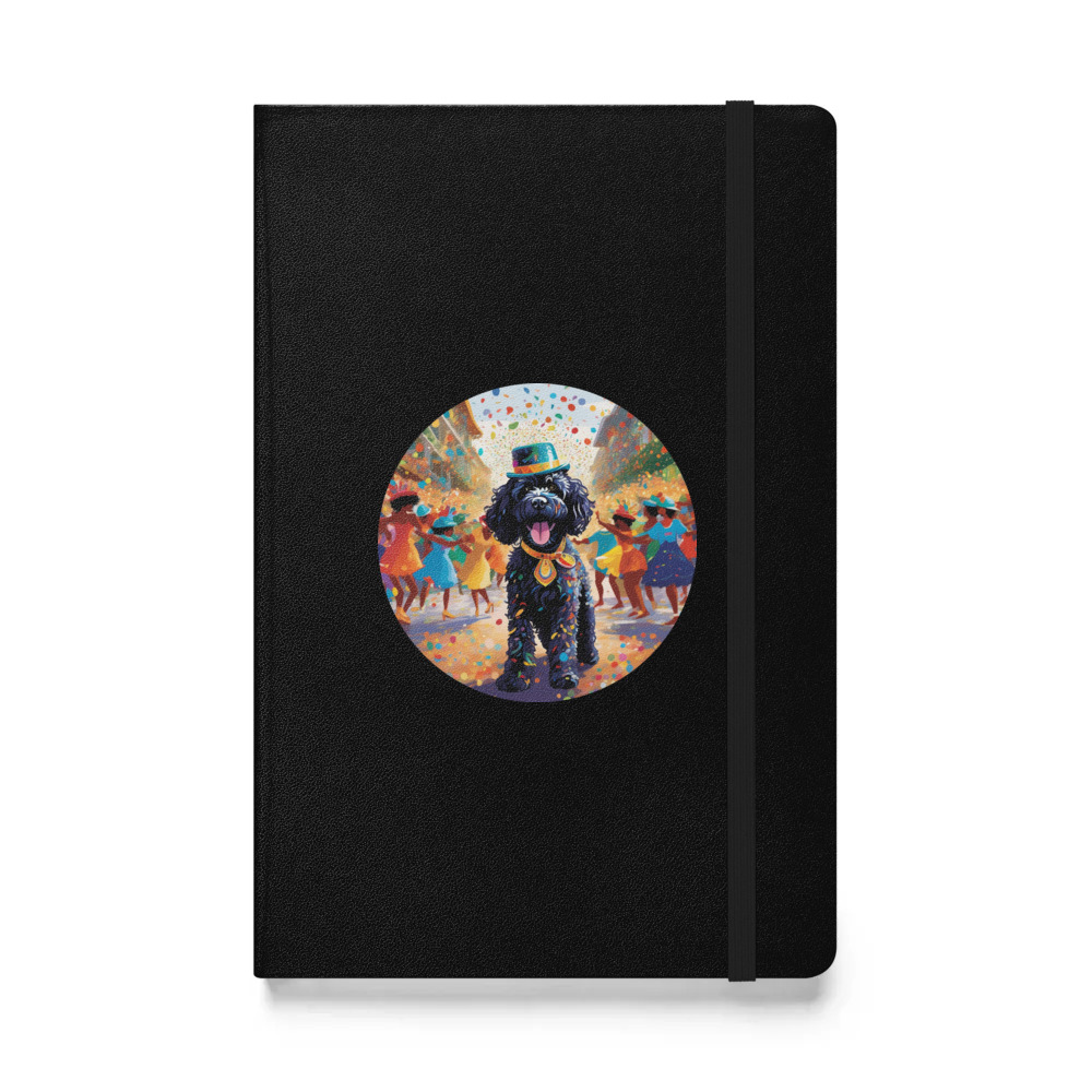 PugMug Custom Portuguese Water Dog Hardcover Bound Notebook