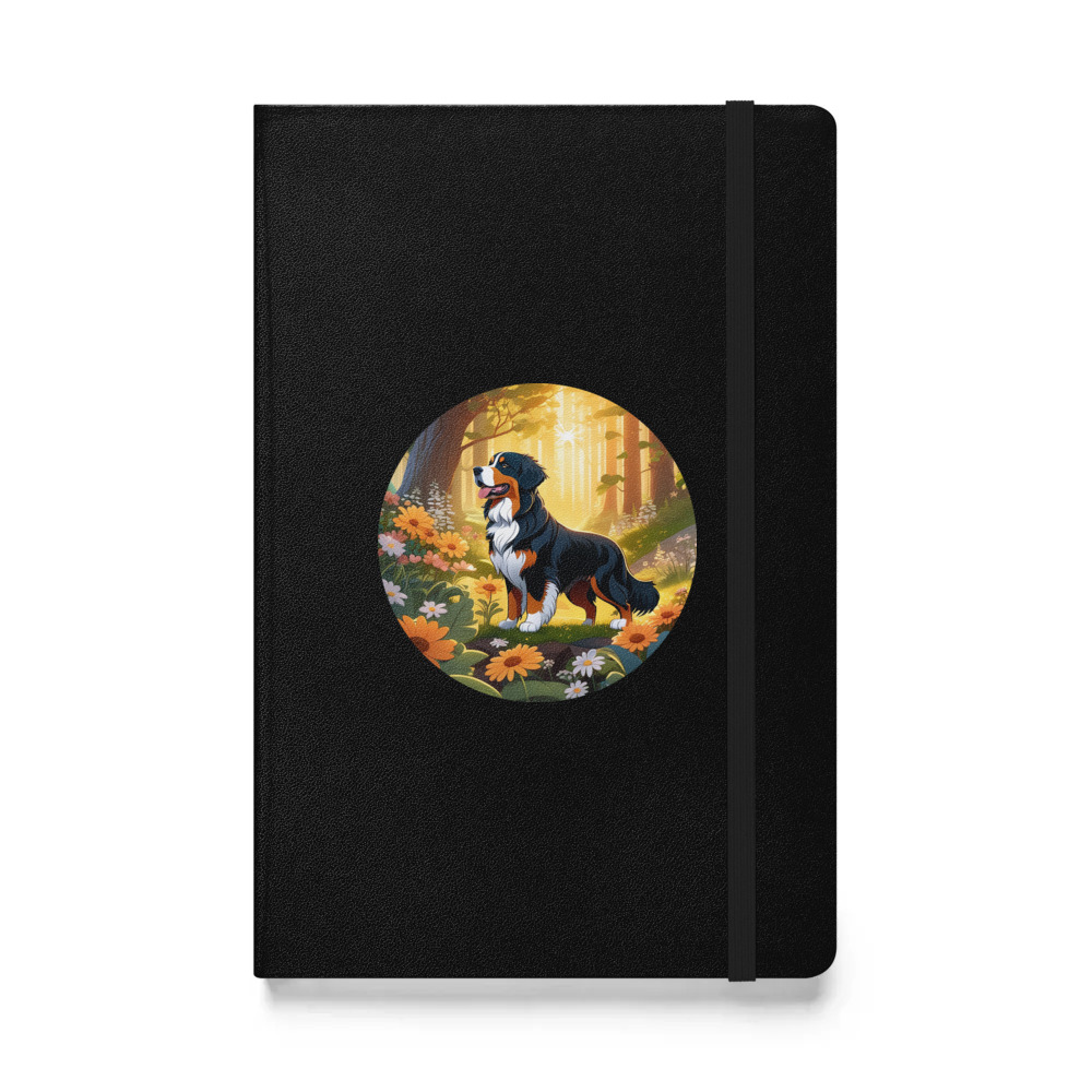 PugMug Custom Bernese Mountain Dog Hardcover Bound Notebook