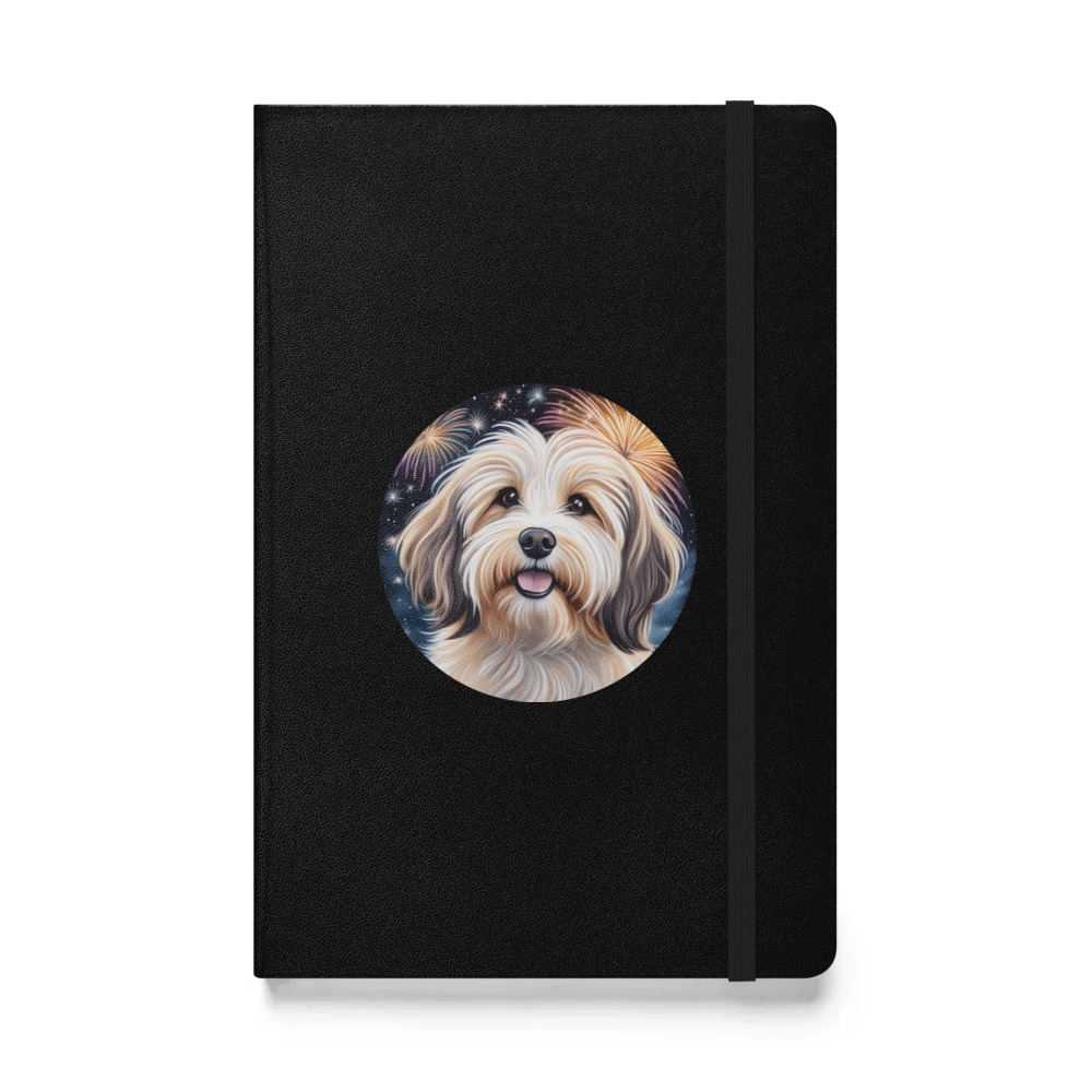 PugMug Custom Tan Havanese Dog Hardcover Bound Notebook