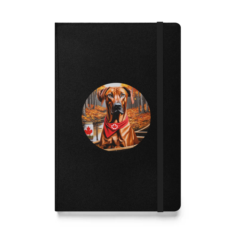 PugMug Custom Rhodesian Ridgeback Hardcover Bound Notebook
