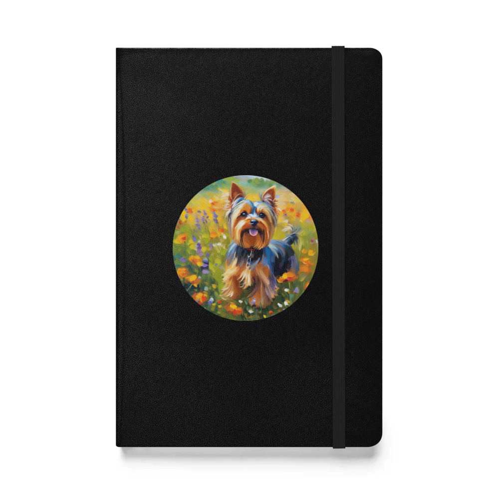 PugMug Custom Yorkshire Terrier Hardcover Bound Notebook
