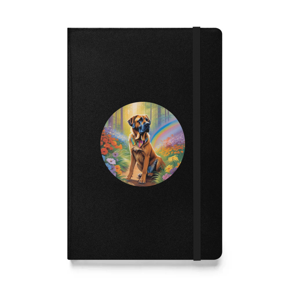 PugMug Custom Mastiff Hardcover Bound Notebook
