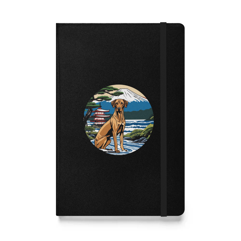 PugMug Custom Rhodesian Ridgeback Hardcover Bound Notebook