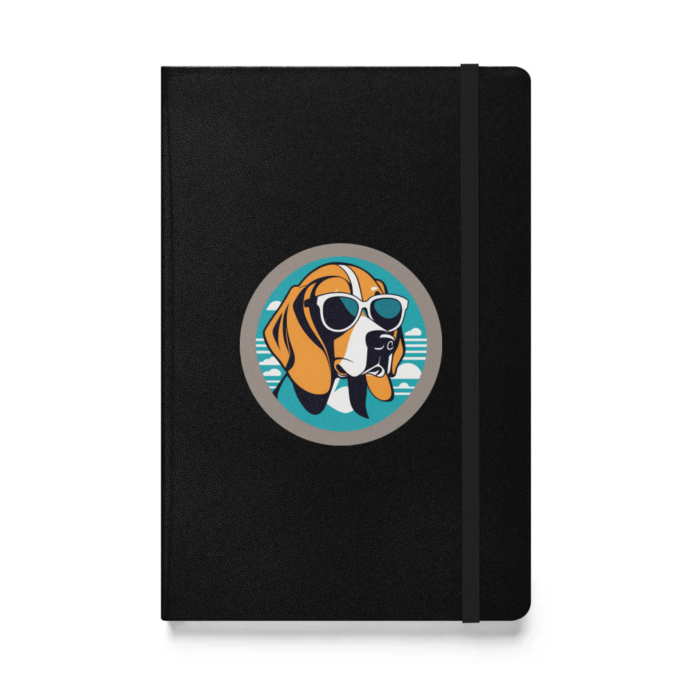 PugMug Custom Beagle Hardcover Bound Notebook