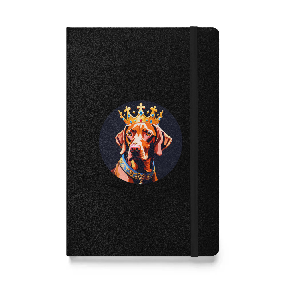 PugMug Custom Vizsla Hardcover Bound Notebook