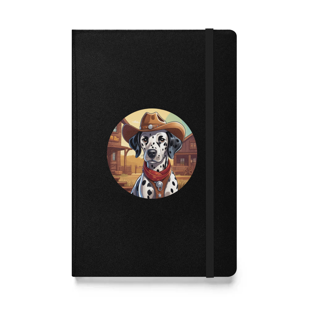 PugMug Custom Dalmatian Hardcover Bound Notebook
