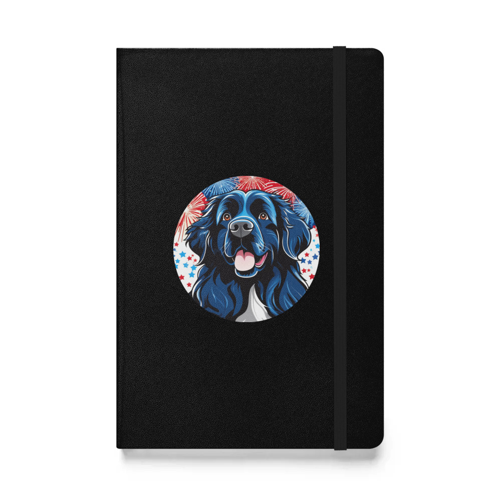 PugMug Custom Newfoundland Hardcover Bound Notebook