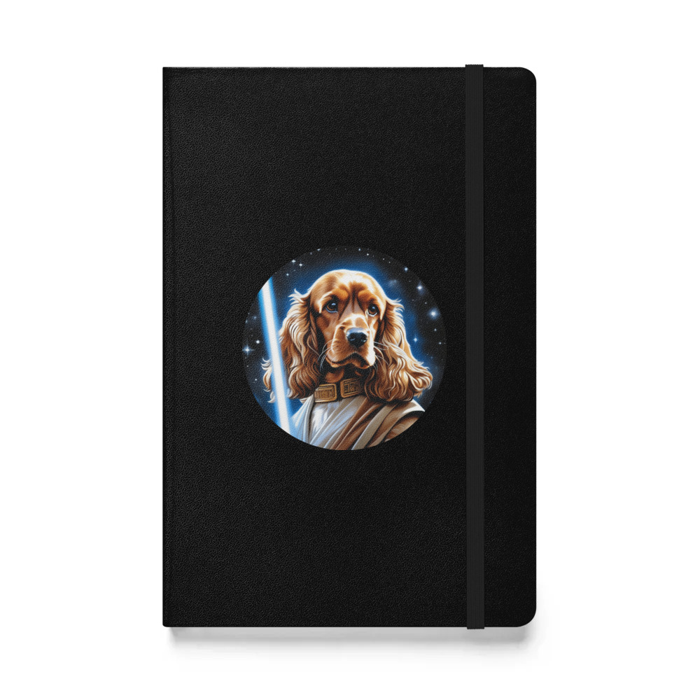 PugMug Custom Cocker Spaniel Hardcover Bound Notebook