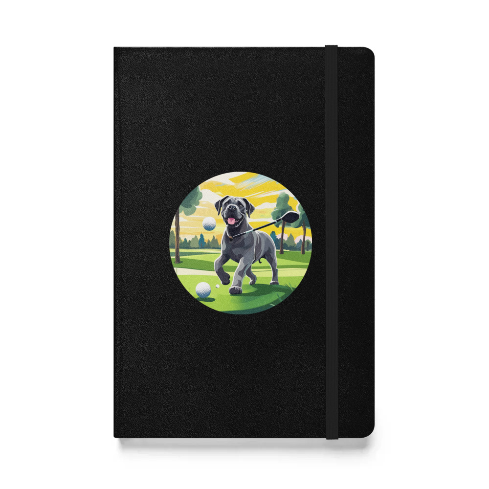 PugMug Custom Cane Corso Hardcover Bound Notebook