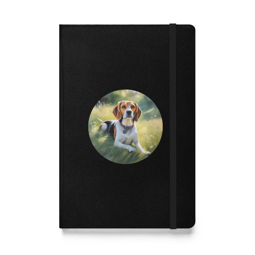 PugMug Custom Beagle Hardcover Bound Notebook