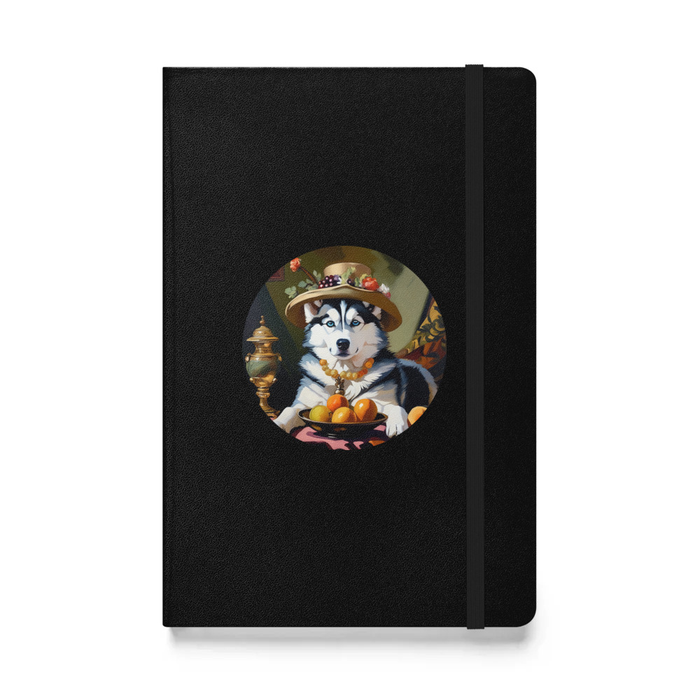 PugMug Custom Siberian Husky Hardcover Bound Notebook
