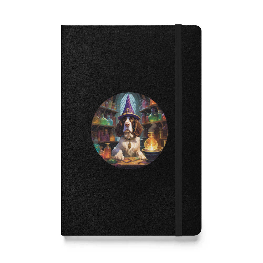 PugMug Custom English Springer Spaniel Hardcover Bound Notebook