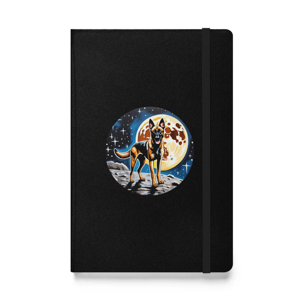 PugMug Custom Belgian Malinois Hardcover Bound Notebook