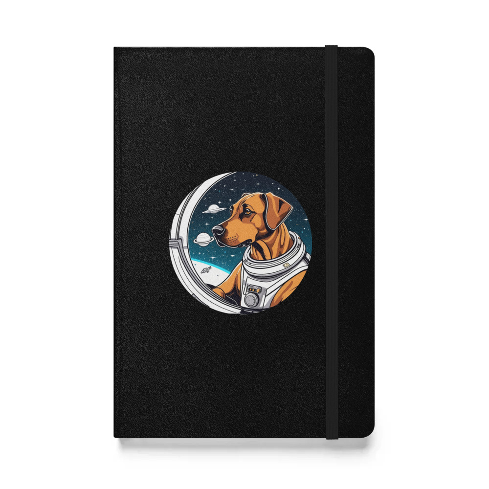 PugMug Custom Rhodesian Ridgeback Hardcover Bound Notebook