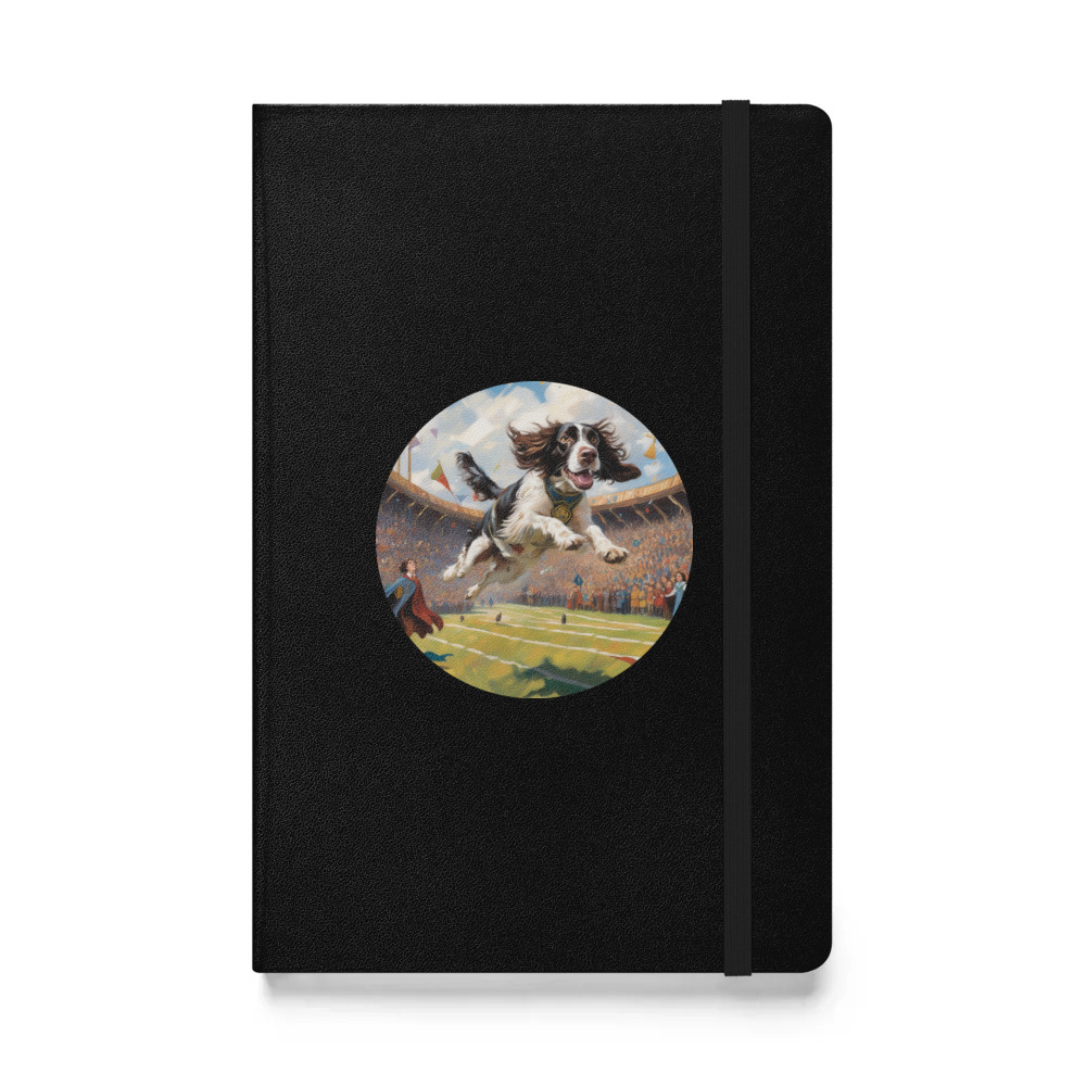 PugMug Custom English Springer Spaniel Hardcover Bound Notebook