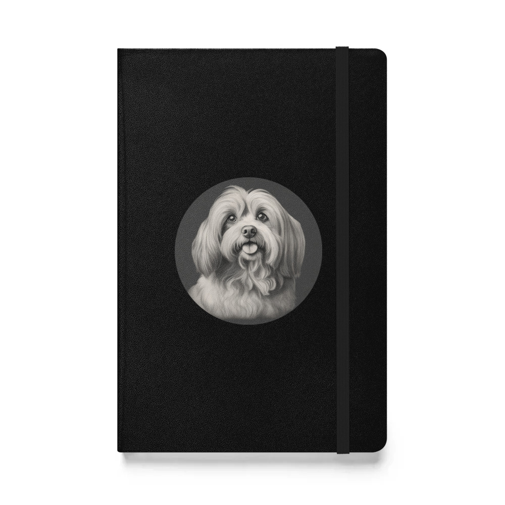 PugMug Custom Tan Havanese Dog Hardcover Bound Notebook