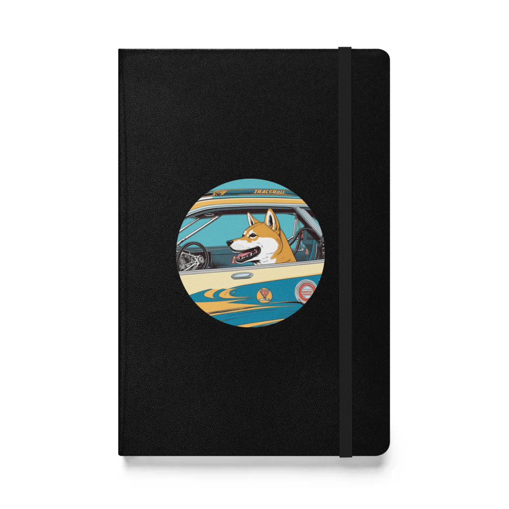PugMug Custom Shiba Inu Hardcover Bound Notebook
