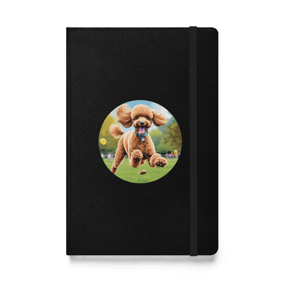 PugMug Custom Tan Poodle Hardcover Bound Notebook