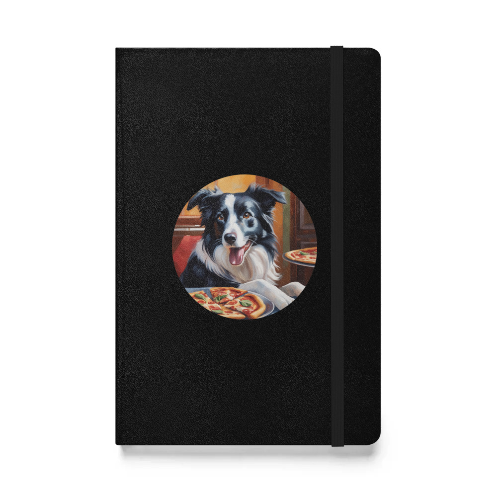 PugMug Custom Border Collie Hardcover Bound Notebook