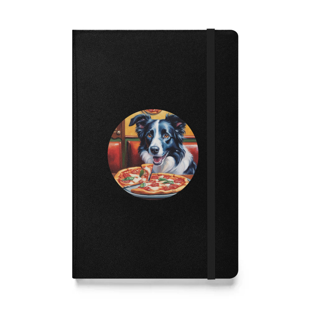 PugMug Custom Border Collie Hardcover Bound Notebook