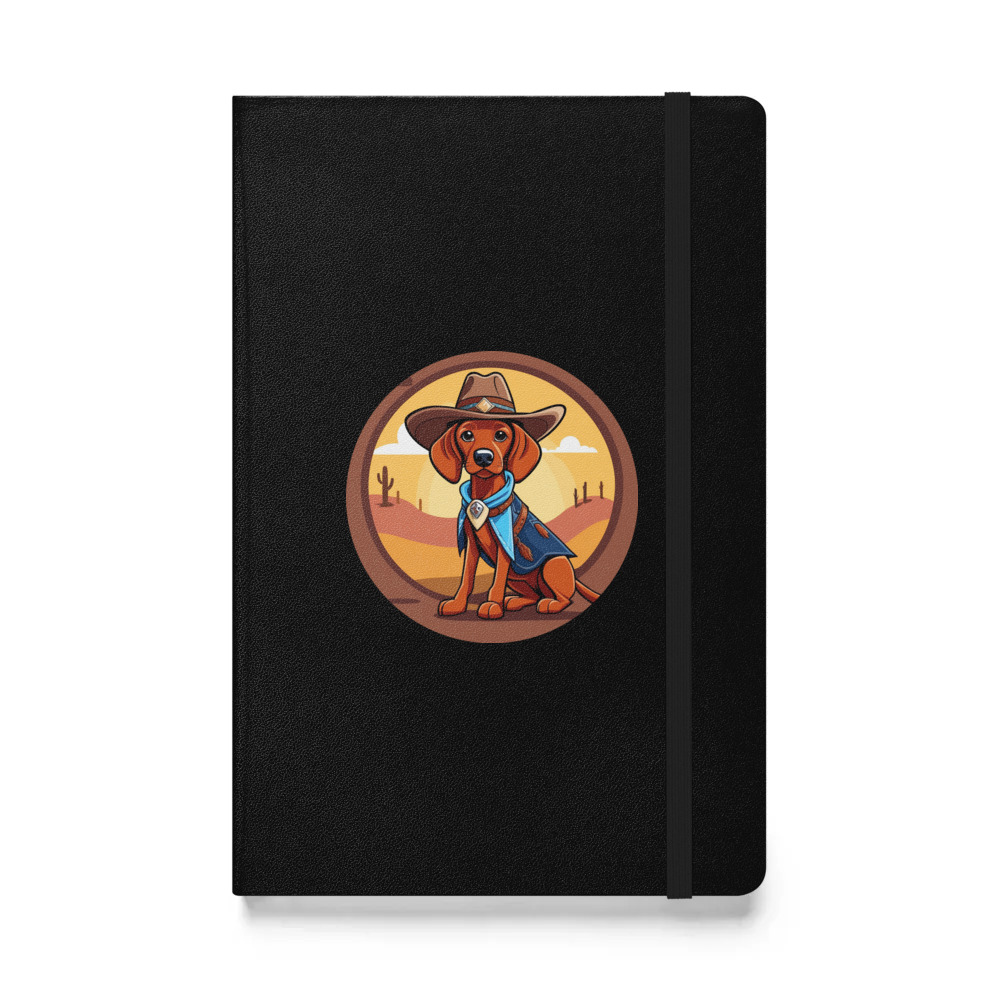 PugMug Custom Vizsla Hardcover Bound Notebook