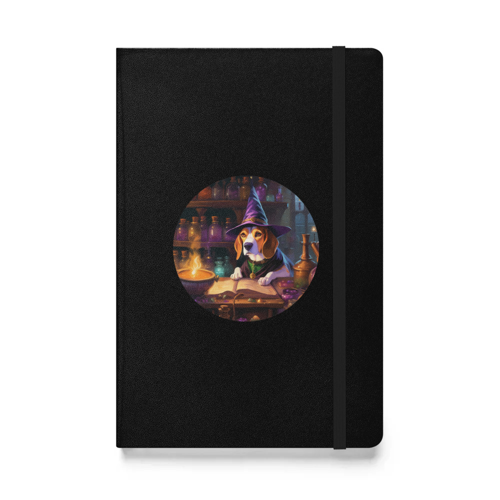 PugMug Custom Beagle Hardcover Bound Notebook