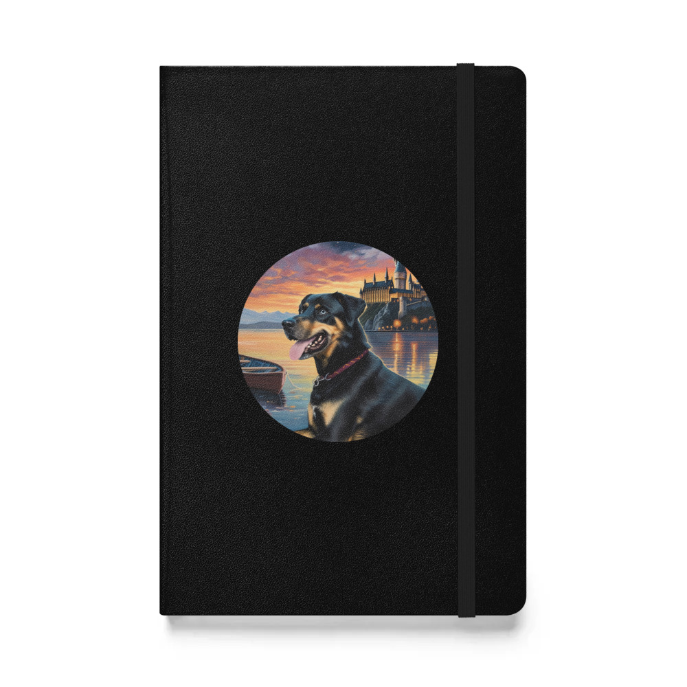 PugMug Custom Blue Hardcover Bound Notebook