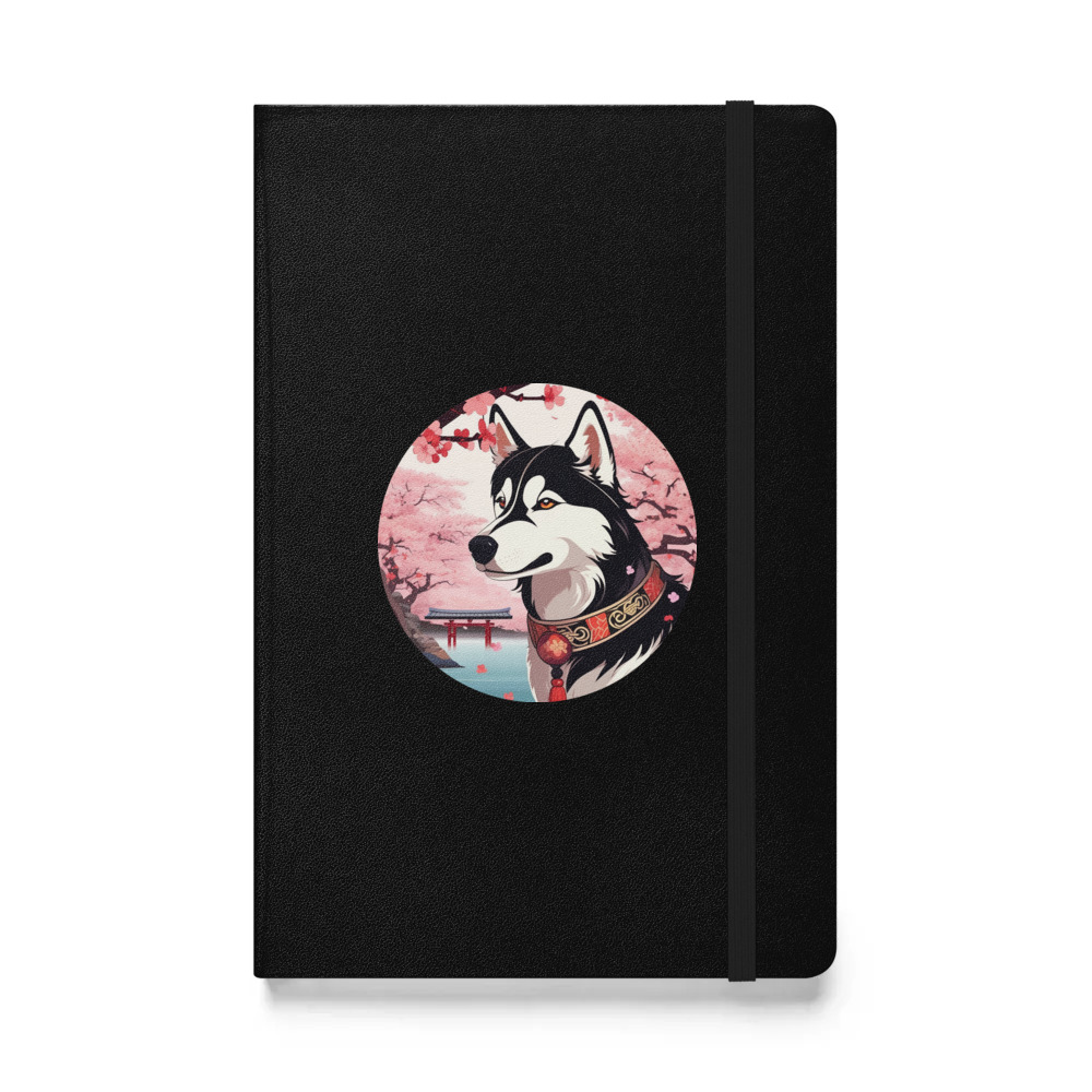 PugMug Custom Siberian Husky Hardcover Bound Notebook